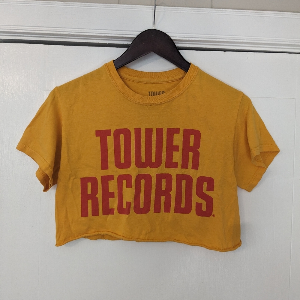 Tower Records crop top
